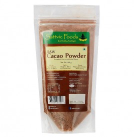 Sattvic foods Raw Cacao Powder   Pack  100 grams